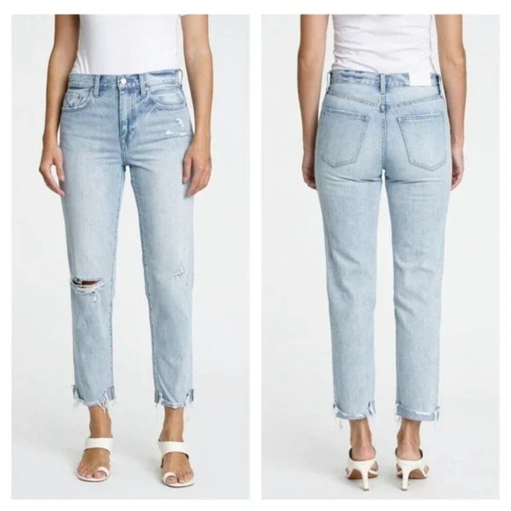 Pistola Presley 90s High Rise Relaxed Roller in By My Side Light Wash 26